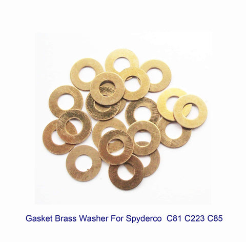 EDC Pocket Knife Brass Washer Gasket Replacement Set For C81 C223 C85 Pivot Pin Washers Meson Shim Gasket Cushion Pad Ring 0.3x11x5.2 mm Pack Of 20 Pieces