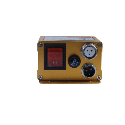 Variable Frequency Vibratory Feeder Controller For Industrial Feeding Lines, Digital Voltage Regulator 85-260V AC, front view with LED readout