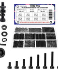 Pro Grade 1040 Piece M3 Screw Kit Featuring Hex Socket Head Cap Screws And M3 Bolts Nuts Washers Includes Allen Key for precision fastening