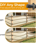4 Pack 2 Inch Rope End Snap With Cross Screw For Hemp Rope Fencing And Deck Railing Kit showcasing DIY shape options