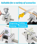 2 In 1 Mini Table Top Vise Clamp For Gundam Model Building And Jewelry Repair Portable 360 Degree Rotatable Vise in action