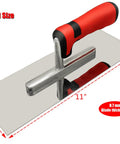 Flat Finishing Trowel 11 By 4 Inch For Concrete Cement Drywall Plaster Masonry Tile Stainless Steel Rust Resistant