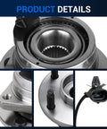 Close-up views of 513214 Front Wheel Hub Assembly Pair Fits Chevy Malibu 04-12 Cobalt HHR 08-10 Pontiac G6 05-10 Saturn Aura 07-09