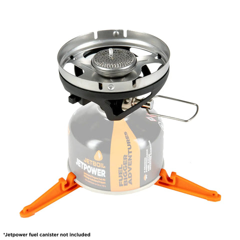 MiniMo Camping And Backpacking Stove Cooking System with FluxRing technology on fuel canister