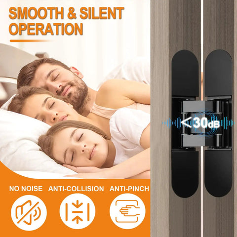 Dead On Hidden Hinge Template With Invisible Door Router Guide For Slick Cabinet Installation Includes Solid Trimming Knife For On The Money Fit No Sweat Alignment Every Single Time with family sleeping peacefully in the background.