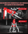 Heavy Duty Hydraulic Bearing Puller Built Like A Tank For No Sweat Seized Gear Extraction Featuring Solid Hardened Steel Frame used vertically and horizontally