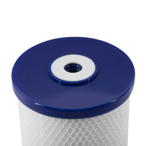 Top view of the High Purity Coconut Shell Activated Carbon Water Filter Cartridge At Home Use 750 GPD 0.5 Micron Long Lasting