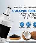 Replacement Refrigerator Water Filter For DA29-00003G B F A Series And Compatible Models 3 Pack with activated carbon and coconuts