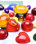 LET'S RESIN epoxy pigment set, 16-color liquid resin dye for coloring; red, orange, yellow, green, blue, purple.