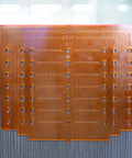 Transparent Orange Drill Mounting Template Pack of 3 for Cabinet Doors and Drawers With Accurate Scale Ideal for Three Inch