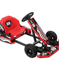 Red kart displaying Electric Drift Go Kart For Adults With 350W Motor And Adjustable Length Comfortable Drifting Go Kart Design