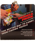 Close-up of All Species Fishing Tackle Kit packaging with person holding tackle box for bass, crappie, trout, panfish and more.