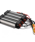 Kickin Heat No Fuss Ptc Air Heater 220V With Smart Thermostat 1000W Or 2000W Ceramic Heating Block with wiring details.