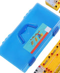Hands On Physics Experiment Kit For High School Students With Circuit And Magnetism Projects, blue double layer storage box.