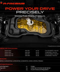 Direct Fit Electric Fuel Pump Assembly For Ford Explorer Sport And Sport Trac 2001 To 2002 4.0l V6 Engine With Dual Tubes shown from above in engine compartment.