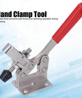 Stainless Steel Welding Hold Down Clamp With Quick Release Push Pull Toggle Action for Woodworking Jigs and Fixtures