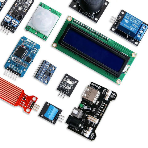 Upgraded 37-In-1 Sensor Modules Kit with Tutorial for Arduino R3 Mega including GY-521, LCD1602 screen, DS1307 RTC module