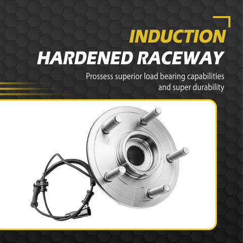 Beefed Up Front Wheel Hub Bearing And CV Axle Assembly For 2012 2013 2014 2015 2016 2017 2018 Ram 1500 4WD And 2019 2020 Ram 1500 Classic