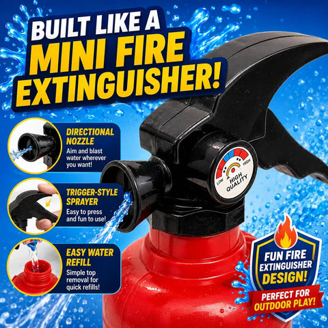 12 Pack Fire Extinguisher Water Squirter Guns For Kids Premium Plastic Design Epic Summer Soaking Stash Top Tier Yard Battle Gear Long Range High Capacity Outdoor Chill Squad Essentials