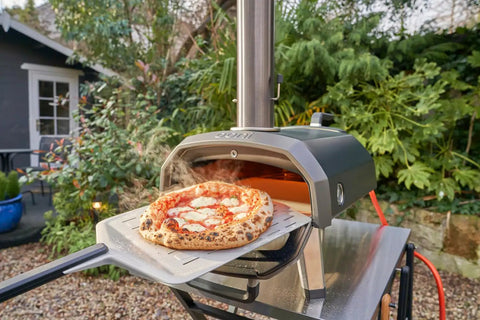 Using Perforated Aluminum Pizza Peel 12 Inch With Long Handle Lightweight Rectangle Turning Spatula Paddle For Oven Transfer