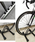 Beefy Heavy Duty Bicycle Parking Stand Floor And Wall Mounted Rack For Mountain Road And Kids Bikes with rustproof carbon steel