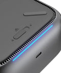 Premium Thunderbolt 4 Ultra Docking Station With 180W Power Delivery For Laptops Desktops showing top view with LED indicator.