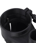 Top view of Dust Shoe Cover For 80mm CNC Spindle Up To 2.2kW With Brush Vacuum Attachment showing magnetic mount