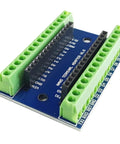 Rock Solid Screw Terminal Block Shield For Arduino Nano that delivers tight secure wiring with easy clamp terminals and durable design