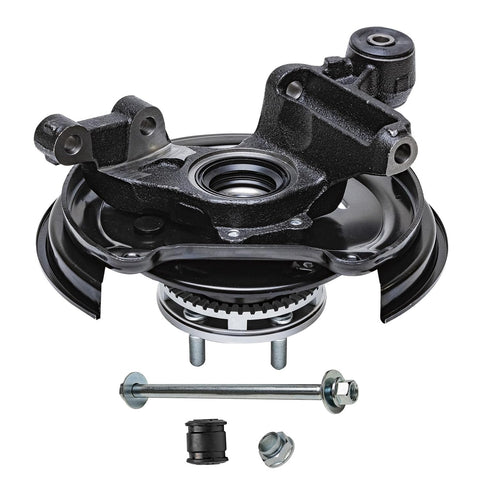 Direct Fit Rear Left Steering Knuckle And Wheel Hub Bearing Assembly For 2001 To 2008 Subaru Forester Driver Side Replacement Compatible