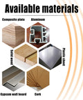 Materials compatible with Heavy Duty Oscillating Saw Blade Set 20Pcs High Carbon Steel Kit, including aluminum and wood.
