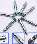 Heavy Duty Hollow Wall Anchors With Screws Kit, Carbon Steel Zinc Plated Molly Bolts For Drywall And Plaster, Expanding Anchors Assortment