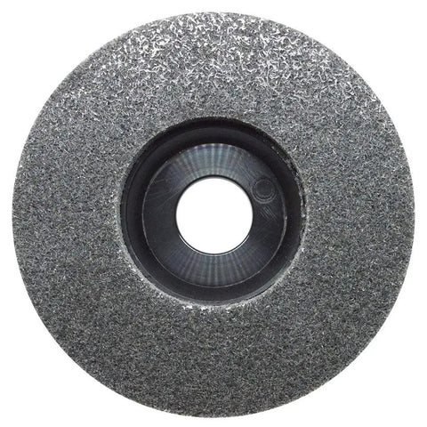 4-1/2 Inch Non Woven Surface Prep Discs With 7/8 Inch Arbor For Die Grinder Color Coded Silicon Carbide Grit For Deburring Rust Removal Paint Cleanup And Polishing Pack Of 10 Gray