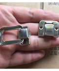Sturdy Iron Box Hasps Set Of 10 Latches With Antique Bronze Finish And Gold Tone Built To Last For Jewelry Chests Suitcases