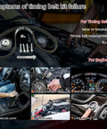 Symptoms of timing belt kit failure related to Engine Timing Belt Kit With Tensioner For Volvo 2.0T Cars 32213096