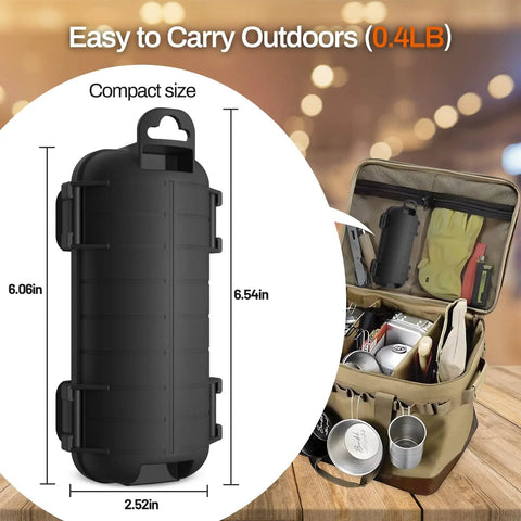 Heavy Duty Outdoor Extension Cord Cover IP54 Water Resistant Protector For Plug Outlets And Holiday Lights Cord Connection Safety Box Weatherproof Electrical Box For Indoor And Outdoor Use Black, compact 6.54in x 6.06in