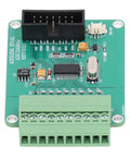 Eight Channel 24 Bit Data Acquisition Module With High Precision ADS1256 ADC for industrial and lab use, 30 ksps output, top view