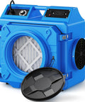 Industrial Grade Air Scrubber 550 CFM With Three Stage Filtration HEPA Plus Activated Carbon Filter Heavy Duty Air Cleaner