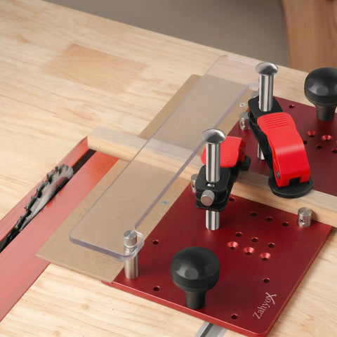 Pro Grade Precision Coping Sled For Router Table Rail Guide Keeps Hands Away From Bits With Safety Features For Woodworking