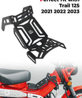 Center Rack Carrier Luggage Compatible With CT125 Trail 125 Hunter Cub 2021 2022 2023 black stainless steel mounted on bike