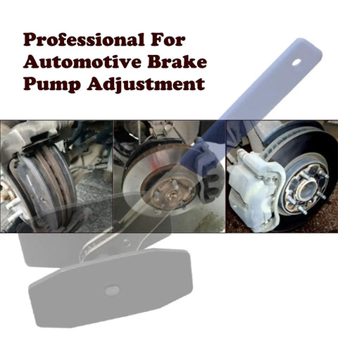 Garage Ready Brake Piston Caliper Press Tool Featuring Heavy Duty Ratchet Wrench And Expanding Spreader Adapters Arrives With Comfort Grip Gloves for brake pump adjustment.