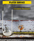 8 Piece Induction Coil Kit for Induction Heaters with Varying Coil Lengths, Heat Resistant, shown loosening rusted bolt