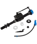Universal Toilet Fill Valve In Black Fits Most Toilet Tanks, Heavy Duty, Easy Install Replacement with valve and parts