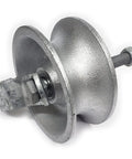 Heavy Duty Cast Iron 5 Inch Gate Track Wheel for Sliding Chain Link Fence with Galvanized Coating Rear Roller Guide
