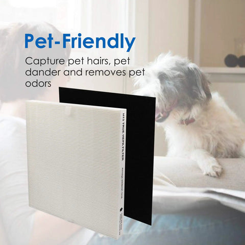 Replacement Air Filter For Coway AP-1512HH Mighty And Airmega 200M, H13 Main Filter With Two Activated Carbon Filters