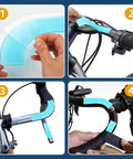 Two Pairs Gel Bar Tape Pads For Bike Handlebars Soft Buffer Cushions Improve Comfort And Shock Absorption On Road And Mountain Bikes Affordable Upgrade