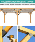 Heavy Duty 45 Degree Corner Brace Support Bracket Set Of 8 For Deck Pergola Gazebo Shed Posts, installation process with drill.