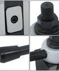 Close-up details of CXA Piston Type Tool Post For 13 To 18 Inch Swing Lathe Quick Change Turning And Facing Holder components.