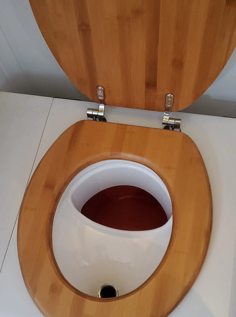 Urine Diverter for Composting Toilets, Complete Wrap Around Separator for DIY Buckets, Camper Vans and Cabins, Fits Five Gallon Buckets