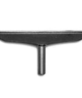 Heavy Duty 12 Inch Tool Rest With 1 Inch Post For Woodturning Lathes Cast Iron Construction With 80mm Post Length 45 Degree Slope