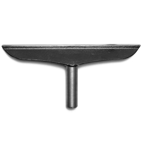 Heavy Duty 12 Inch Tool Rest With 1 Inch Post For Woodturning Lathes Cast Iron Construction With 80mm Post Length 45 Degree Slope